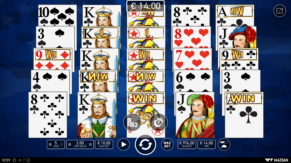 Up to 5 Hands