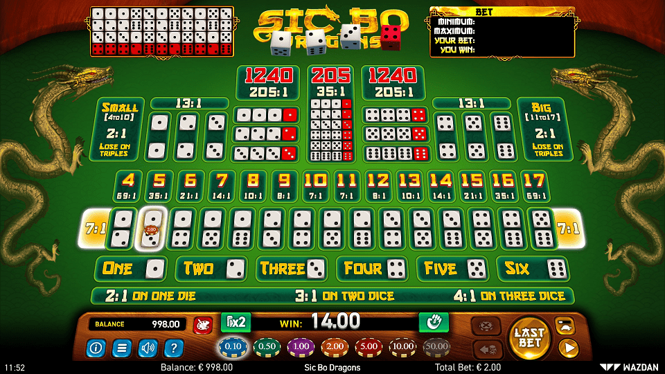 Multiple Betting Options