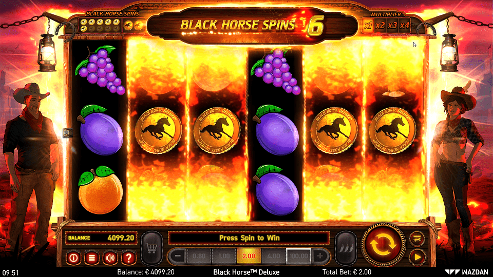 Black Horse Spins