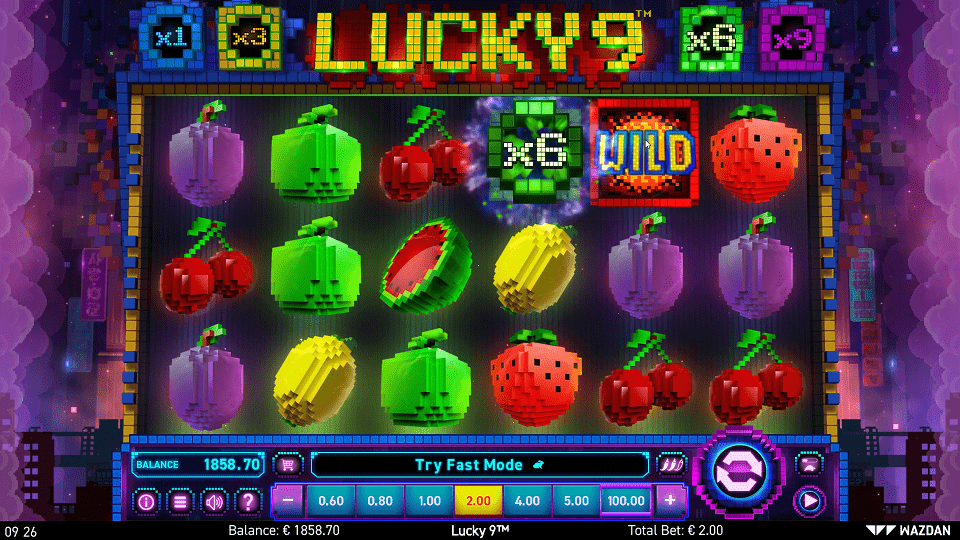 Variable Win Multiplier up to x9