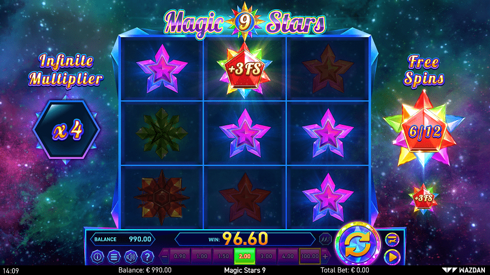 Free Spins with the Infinite Multiplier