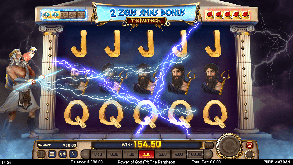 Zeus Spins Bonus